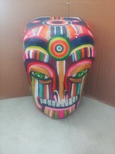 Aboriginal Head Art Moulded Polystyrene