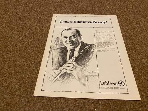 Jbf10 advert 11x8 woody herman - jbf10,