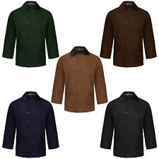 Wax Jacket Classic Country Camping Riding Hunting Fishing English Cotton Coat