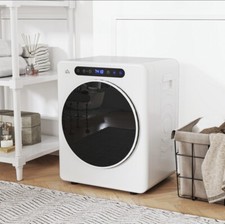 HOMCOM 4kg Compact 40-60℃ Tumble Dryer - White P4