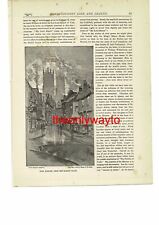 York Minster From Market Place (More, Reverse), Book Illustration (Print), 1891