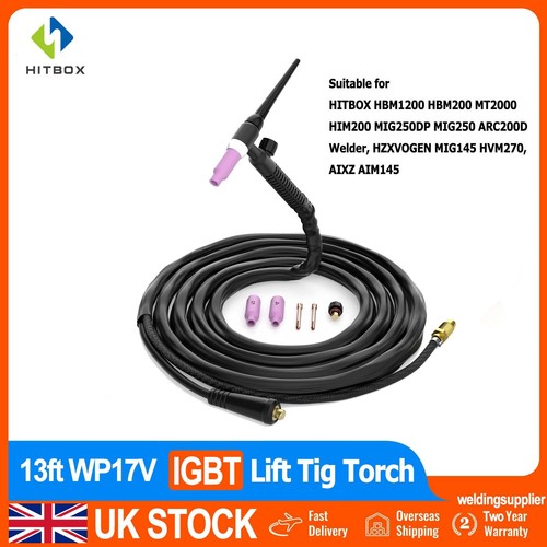 Hitbox tig welding torch wp17v - welding,