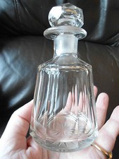 GORGEOUS ART DECO CUT CRYSTAL  LARGE SCENT/ PERFUME BOTTLE PERFECT GIFT