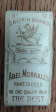Antique Abel Morralls pack sewing needles no9 griffin brand