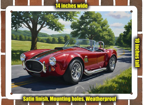 Metal sign 1966 shelby cobra - -,