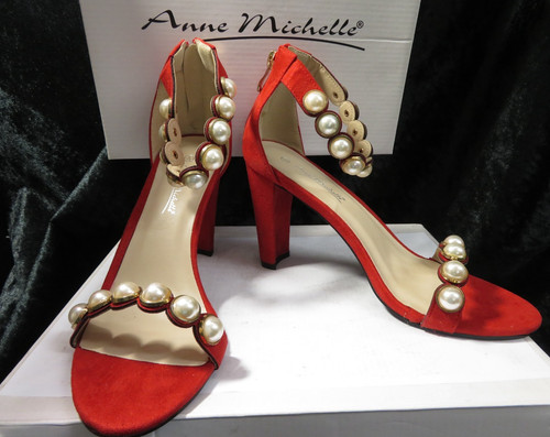 Anne michelle red microfibre - michelle,