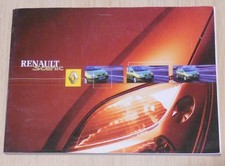 RENAULT SCENIC Car Owner's Handbook Aug 2001