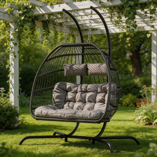 Hanging swing egg chair - hanging,