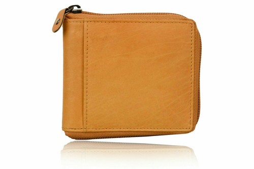 Mens leather wallet rfid - mens,