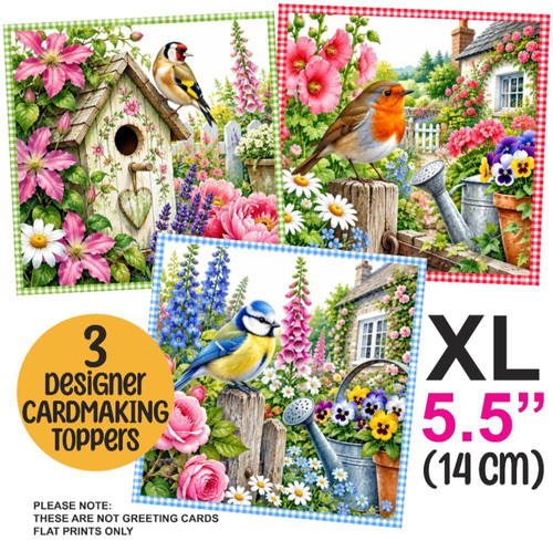 Card toppers for - xl,