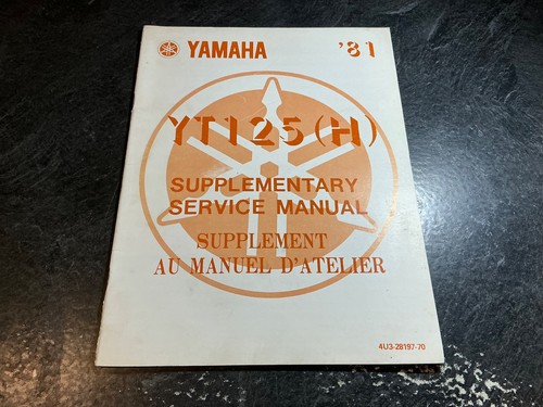1981 yamaha yt125 - yamaha, (h)