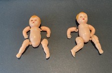Two Tiny Vintage Baby Dolls Unstrung Made In Hong