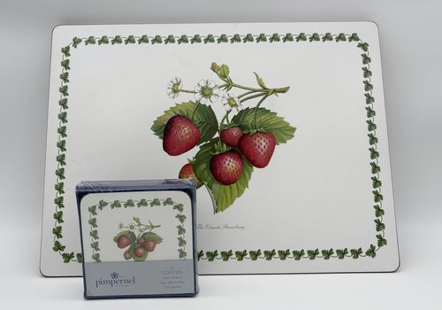 Pimpernel placemat coaster - &,