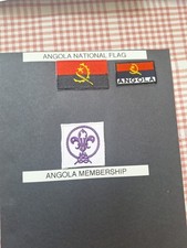 Scout Badges ANGOLA FLAG AND