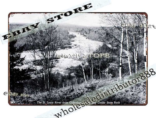 Tin sign 1942 saint louis - tin,