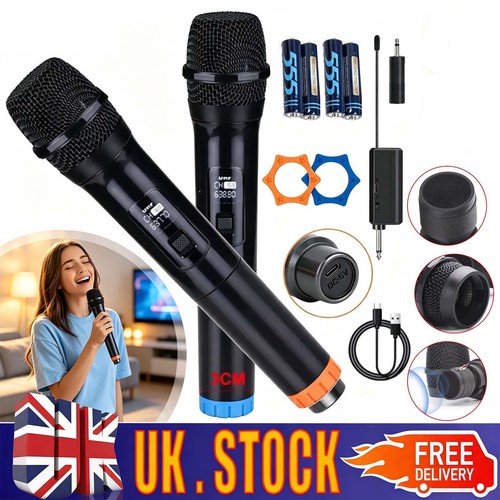 Wireless microphones dual - 2x, microphones,