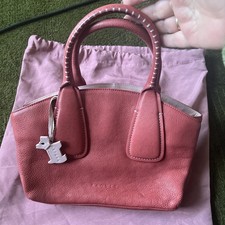 Vintage 2008 Limited Edition Radley Pebble Leather Coral Colour Bag, Dustbag