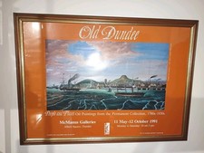 Framed Poster Of 'Old Dundee' Museum Exhibition 1991  45cm x 63cm