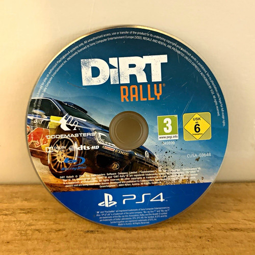 Dirt rally ps4 game - rally,