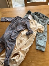 Next Sleep Suit 3 Pack Safari