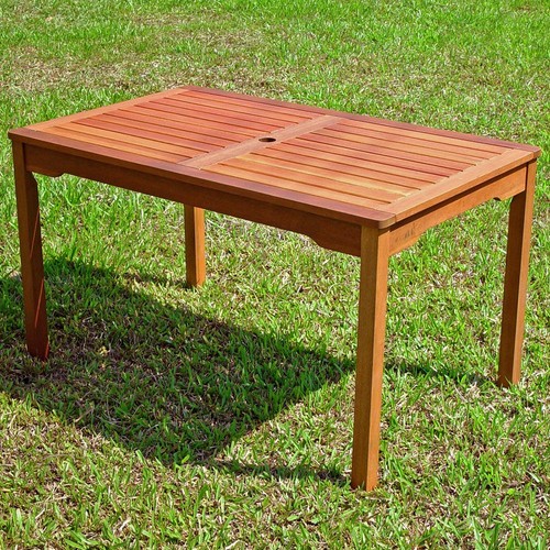 Rectangular dining table - rectangular,