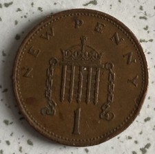 1p Coin New Pence 1971  Rare
