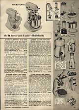 1957 PAPER AD KitchenAid Food