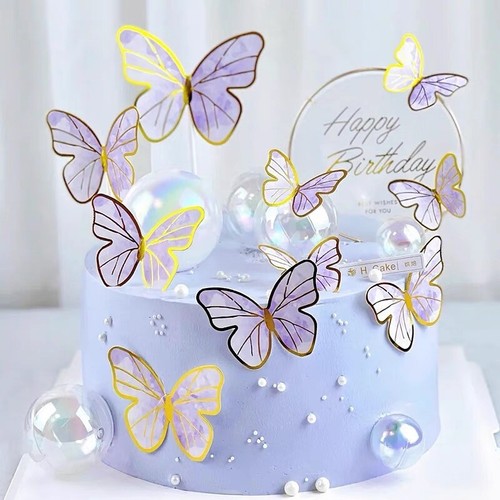 Pcs butterfly pick cake - pcs,