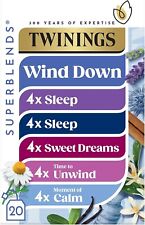Twinings Wind Down Collection Tea Selection for Relaxation Sleep Calm & Unwind