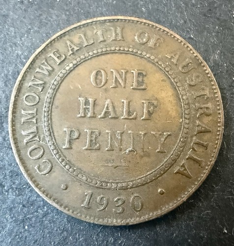 1930 half penny - 1930,