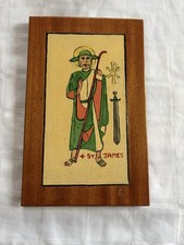 A Naive Hand Painted Tile