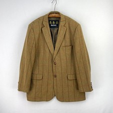 Barbour Country Tweed Jacket Mens 46R Brown Shooting Hunting Hacking Blazer