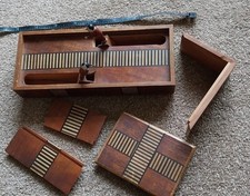 Wooden antique double - , ended