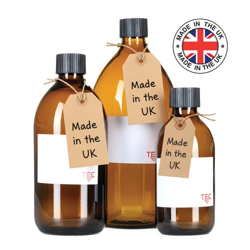 Tec amber glass bottles with - amber,