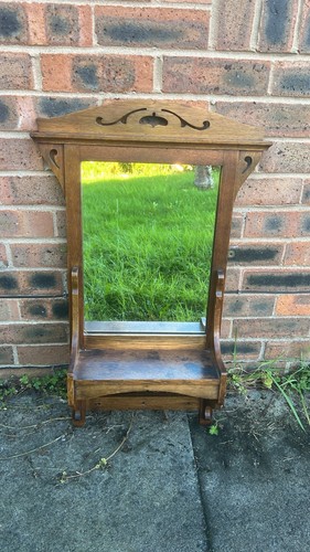 Antique edwardian oak wall - antique,