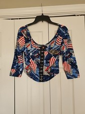 Arlen Ness M Biker Babe Top