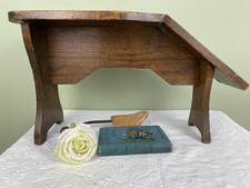 Vintage Shoe Shine Stool Wooden Wood Boot Polisher.                        #6795