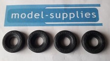 Schuco Micro Racer - Reproduction rubber tyres pack of 4 - Grey or Black