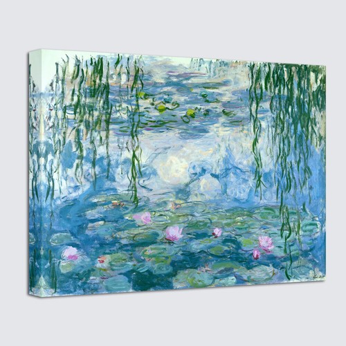 Water lilies monet art canvas - art,