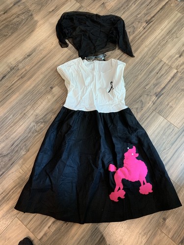 Felt poodle skirt with blouse - poodle,
