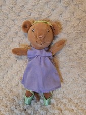 2003 Angelina Ballerina Alice Mouse Plush Soft Toy with Dress