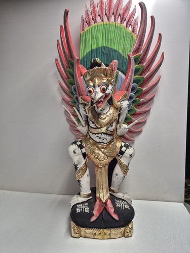 Large wood carved indonesian - carved,
