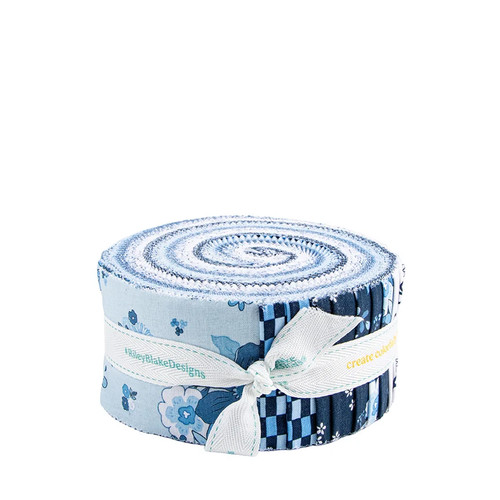 Blue blooms and - and, threads