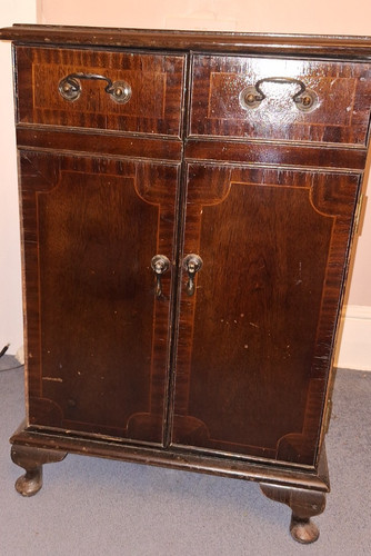 Mahogany georgian regency side - mahogany,