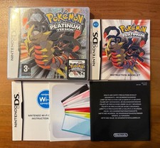 Pokemon Platinum (Nintendo DS, 2009) PAL, Complete With Manuals , Tested