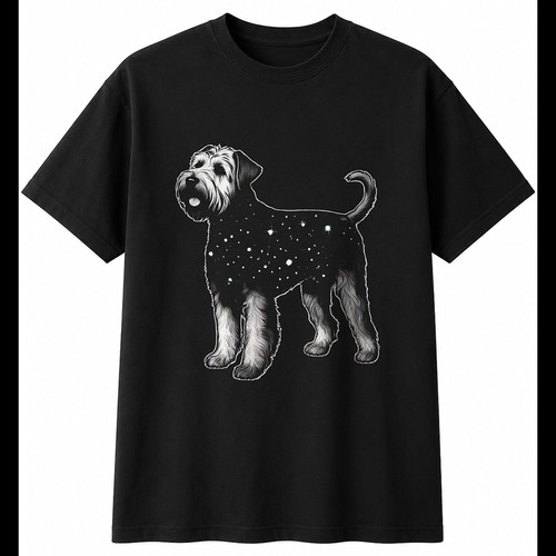 Greyscale wheaten terrier - wheaten,