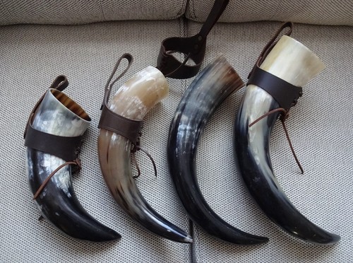 Large viking drinking horn - large,