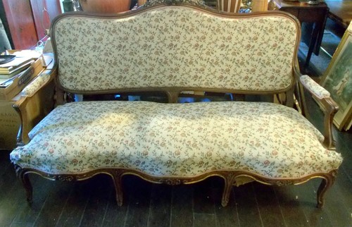 Antique french rococo sofa - rococo,
