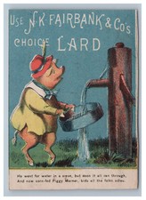 Anthropomorphic Pig Victorian