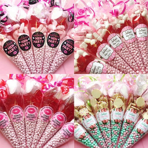 Personalised hen party favours - hen,